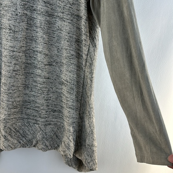 LOGO Lori Goldstein Marble Knit Cardigan, M - Picture 8 of 12